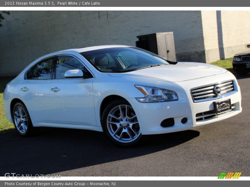 Pearl White / Cafe Latte 2013 Nissan Maxima 3.5 S