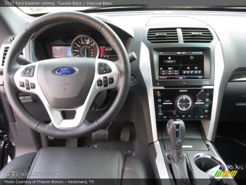 Tuxedo Black / Charcoal Black 2015 Ford Explorer Limited