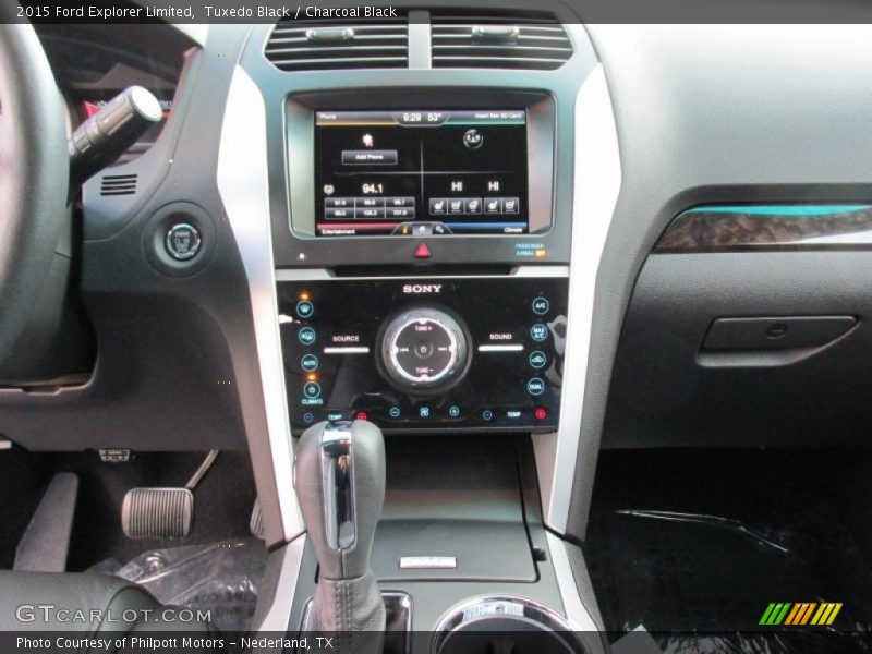 Tuxedo Black / Charcoal Black 2015 Ford Explorer Limited