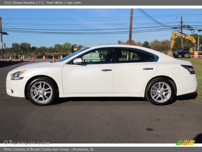 Pearl White / Cafe Latte 2013 Nissan Maxima 3.5 S