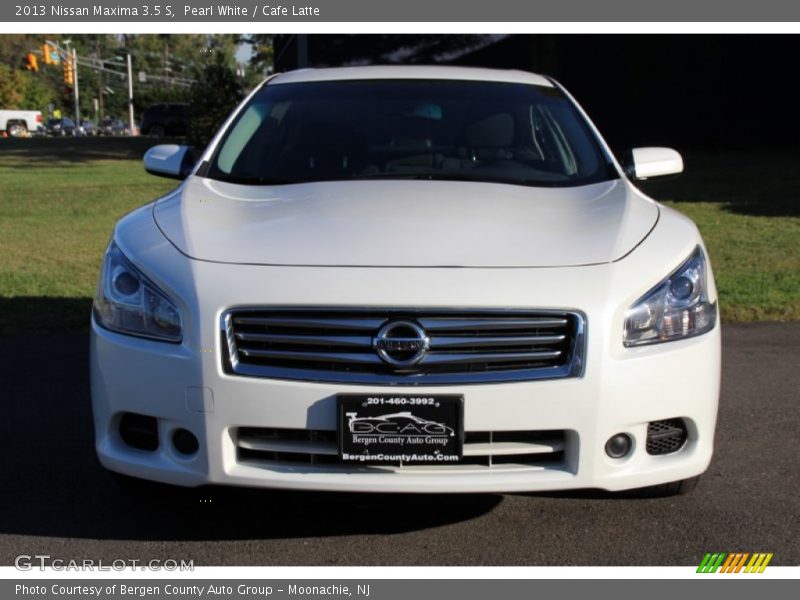 Pearl White / Cafe Latte 2013 Nissan Maxima 3.5 S