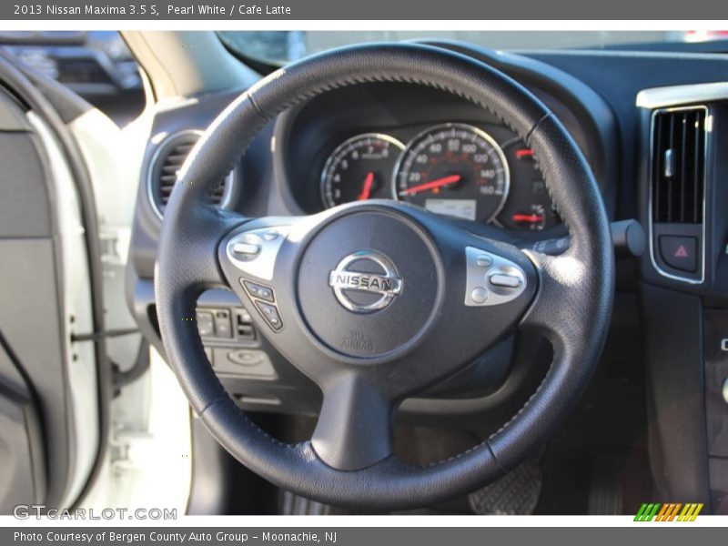 Pearl White / Cafe Latte 2013 Nissan Maxima 3.5 S