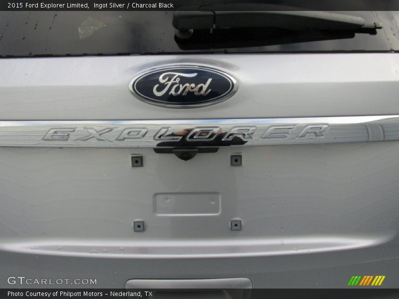 Ingot Silver / Charcoal Black 2015 Ford Explorer Limited