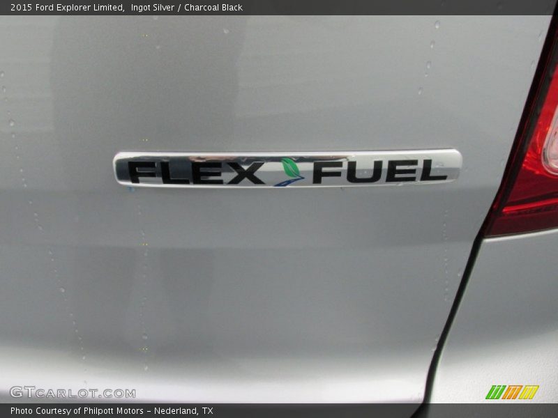Ingot Silver / Charcoal Black 2015 Ford Explorer Limited