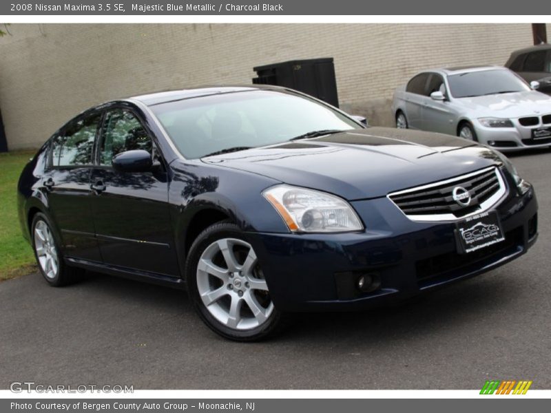 Majestic Blue Metallic / Charcoal Black 2008 Nissan Maxima 3.5 SE