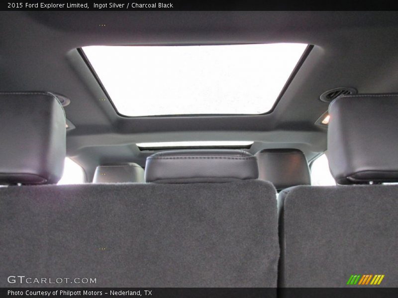 Ingot Silver / Charcoal Black 2015 Ford Explorer Limited