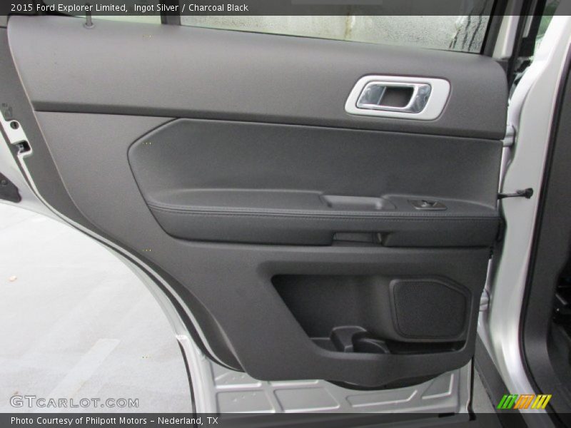 Ingot Silver / Charcoal Black 2015 Ford Explorer Limited