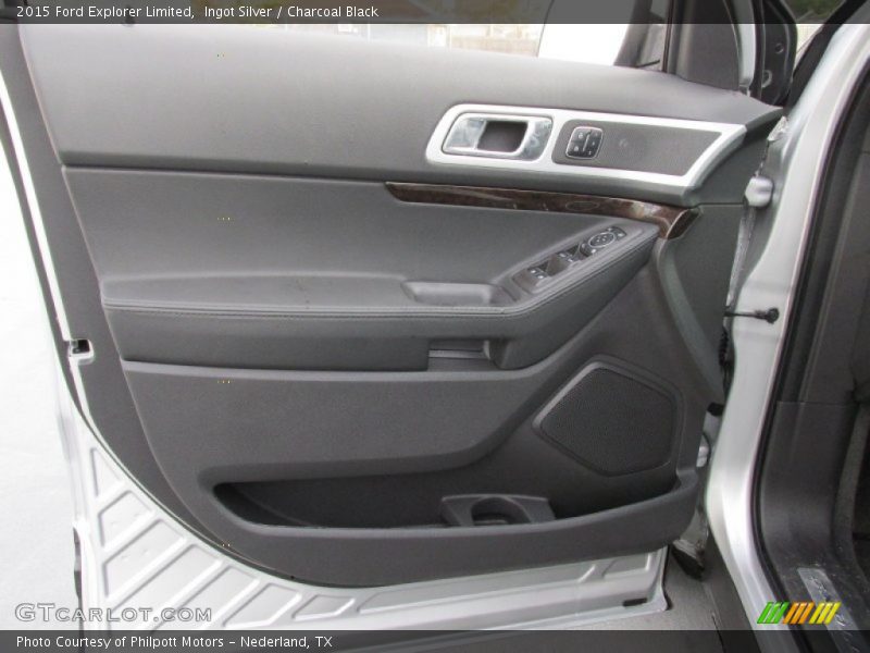 Ingot Silver / Charcoal Black 2015 Ford Explorer Limited
