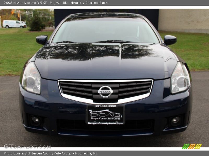 Majestic Blue Metallic / Charcoal Black 2008 Nissan Maxima 3.5 SE