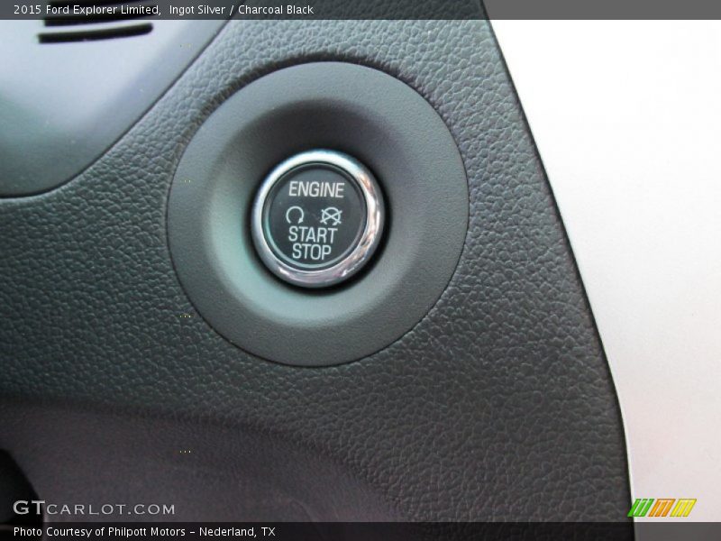Ingot Silver / Charcoal Black 2015 Ford Explorer Limited