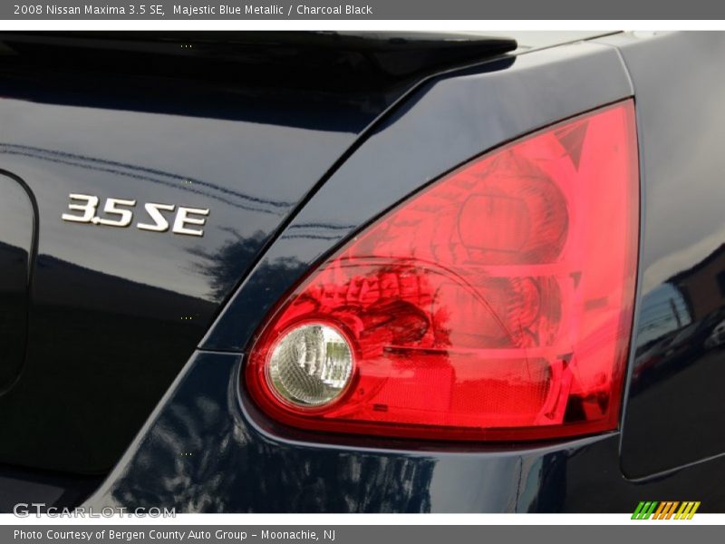 Majestic Blue Metallic / Charcoal Black 2008 Nissan Maxima 3.5 SE