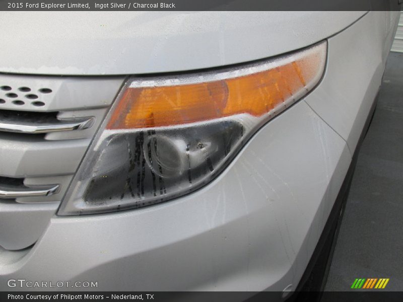 Ingot Silver / Charcoal Black 2015 Ford Explorer Limited