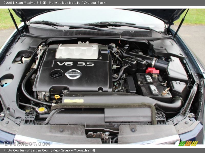 Majestic Blue Metallic / Charcoal Black 2008 Nissan Maxima 3.5 SE