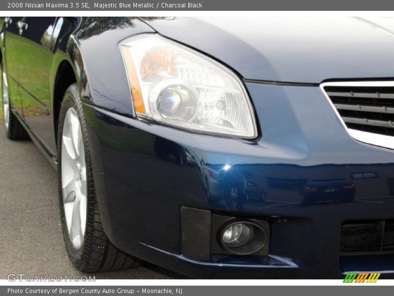 Majestic Blue Metallic / Charcoal Black 2008 Nissan Maxima 3.5 SE