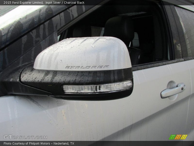 Ingot Silver / Charcoal Black 2015 Ford Explorer Limited