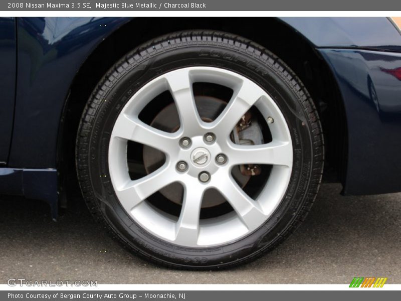 Majestic Blue Metallic / Charcoal Black 2008 Nissan Maxima 3.5 SE