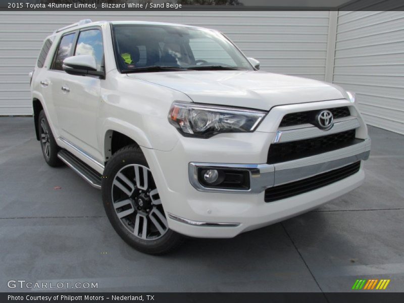 Blizzard White / Sand Beige 2015 Toyota 4Runner Limited