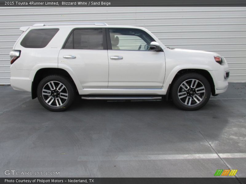 Blizzard White / Sand Beige 2015 Toyota 4Runner Limited