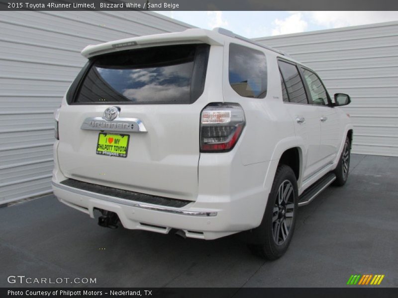 Blizzard White / Sand Beige 2015 Toyota 4Runner Limited