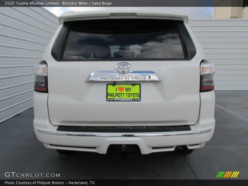 Blizzard White / Sand Beige 2015 Toyota 4Runner Limited