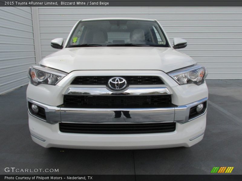 Blizzard White / Sand Beige 2015 Toyota 4Runner Limited
