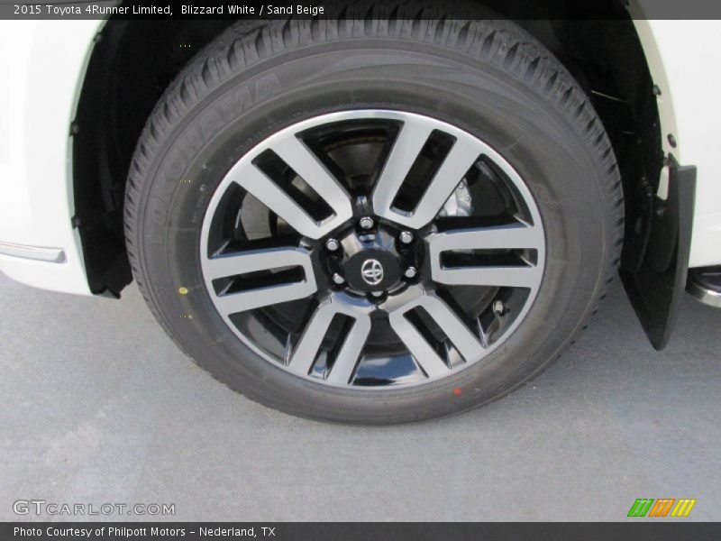 Blizzard White / Sand Beige 2015 Toyota 4Runner Limited