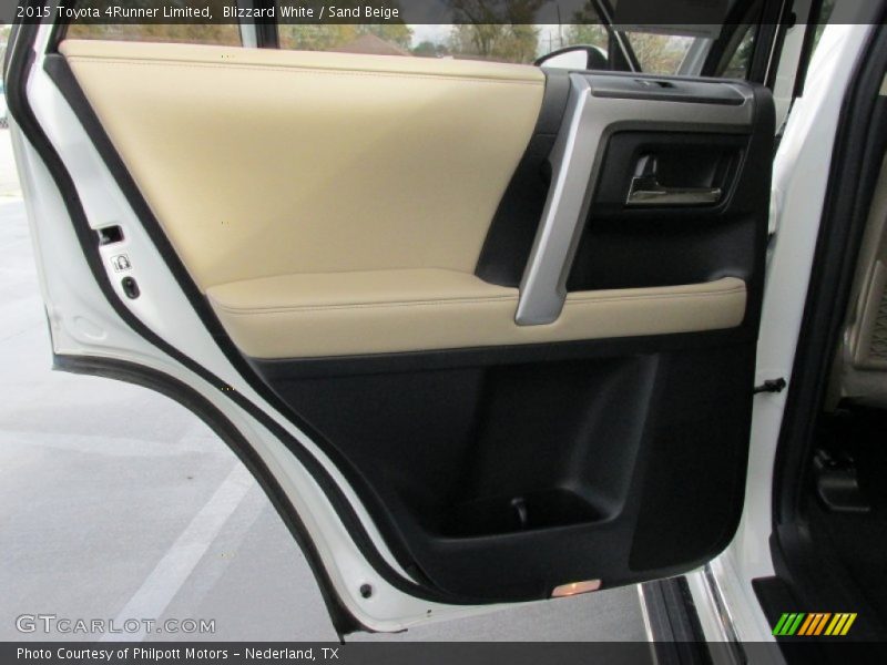 Blizzard White / Sand Beige 2015 Toyota 4Runner Limited
