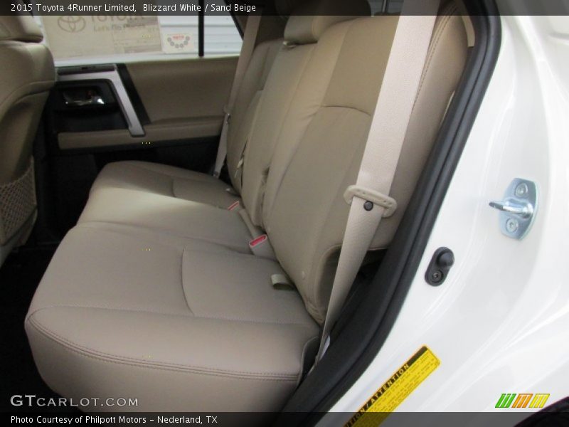 Blizzard White / Sand Beige 2015 Toyota 4Runner Limited