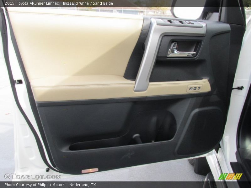 Blizzard White / Sand Beige 2015 Toyota 4Runner Limited