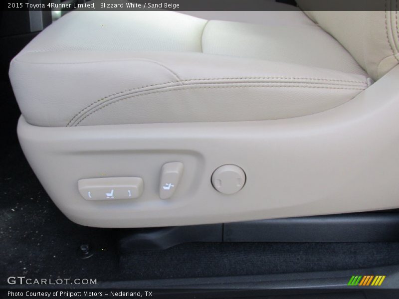 Blizzard White / Sand Beige 2015 Toyota 4Runner Limited