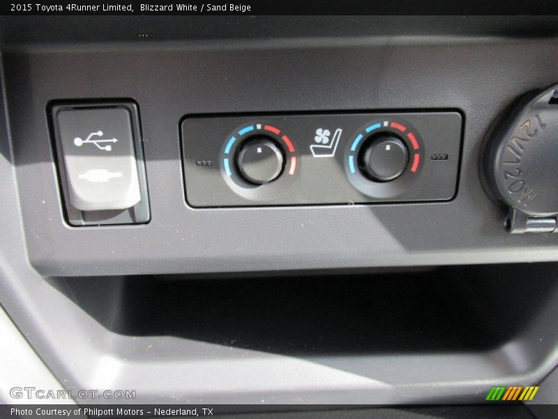 Blizzard White / Sand Beige 2015 Toyota 4Runner Limited