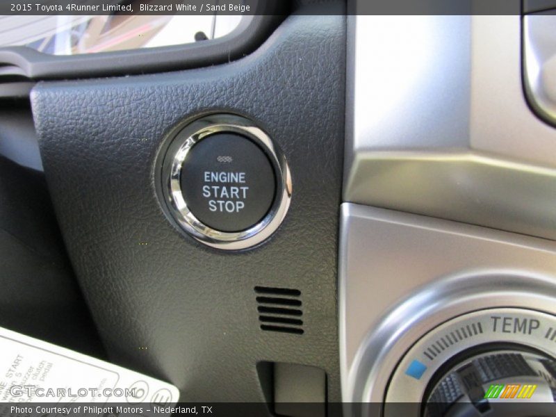 Blizzard White / Sand Beige 2015 Toyota 4Runner Limited
