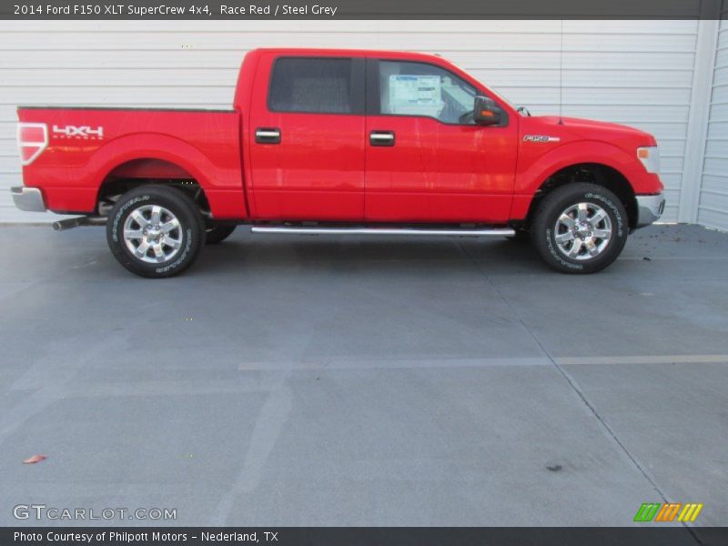 Race Red / Steel Grey 2014 Ford F150 XLT SuperCrew 4x4