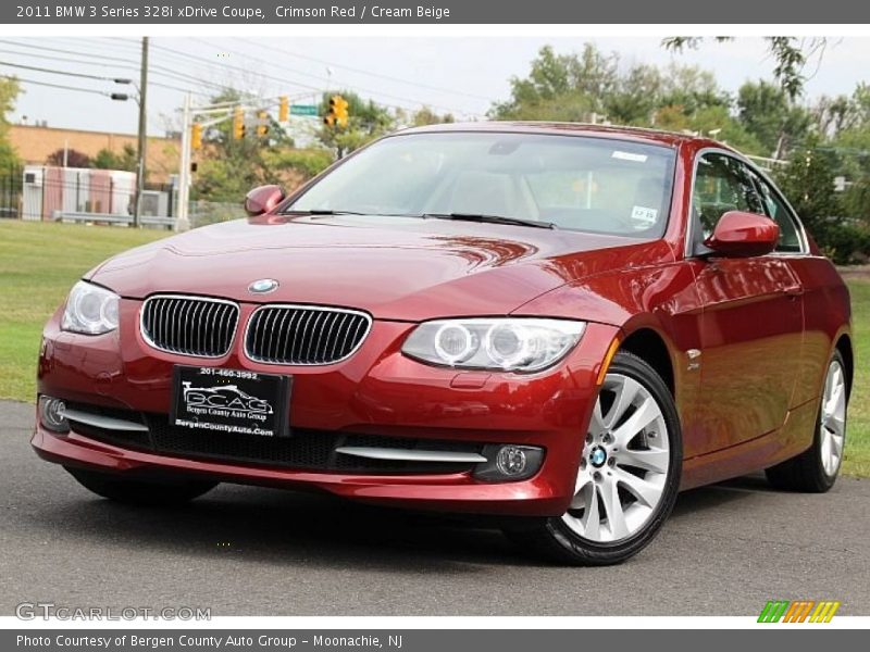 Crimson Red / Cream Beige 2011 BMW 3 Series 328i xDrive Coupe