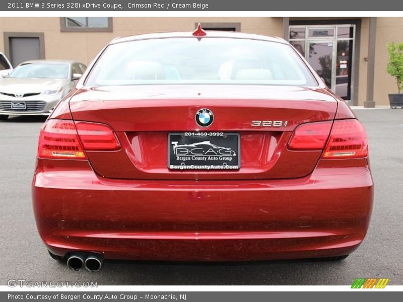 Crimson Red / Cream Beige 2011 BMW 3 Series 328i xDrive Coupe