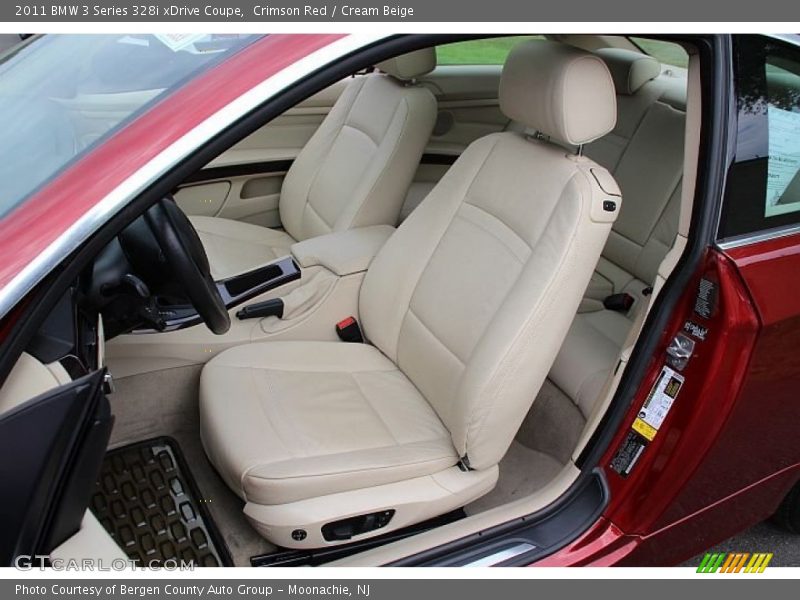 Crimson Red / Cream Beige 2011 BMW 3 Series 328i xDrive Coupe
