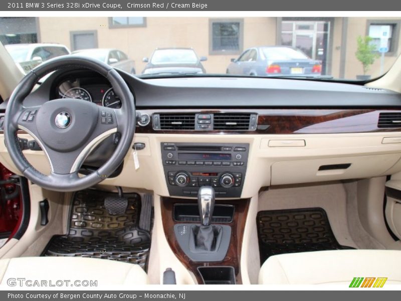 Crimson Red / Cream Beige 2011 BMW 3 Series 328i xDrive Coupe