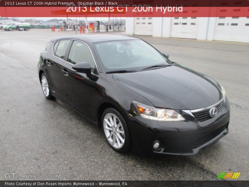 Obsidian Black / Black 2013 Lexus CT 200h Hybrid Premium