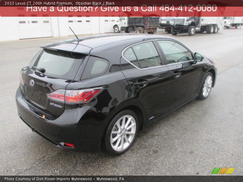 Obsidian Black / Black 2013 Lexus CT 200h Hybrid Premium