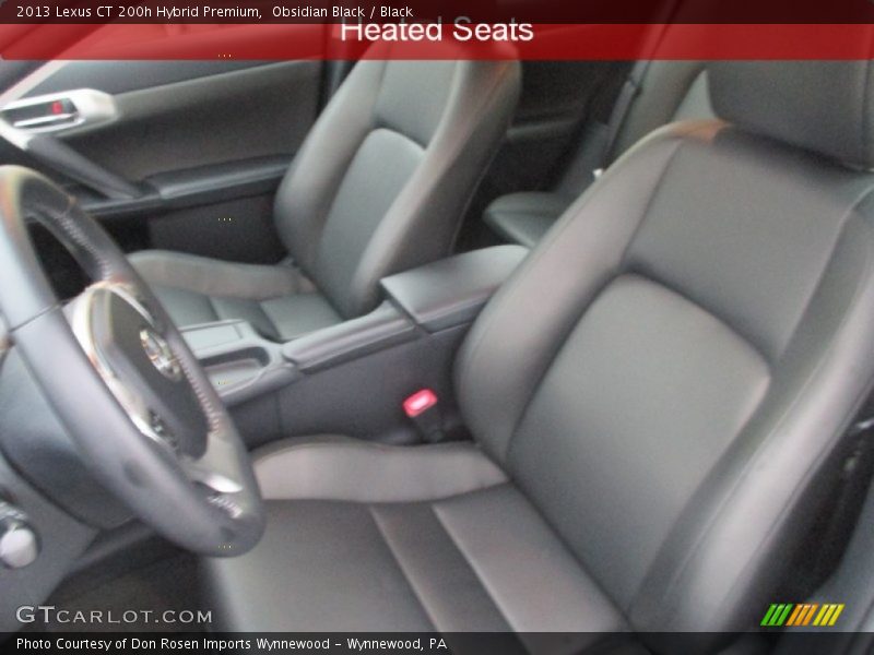 Obsidian Black / Black 2013 Lexus CT 200h Hybrid Premium