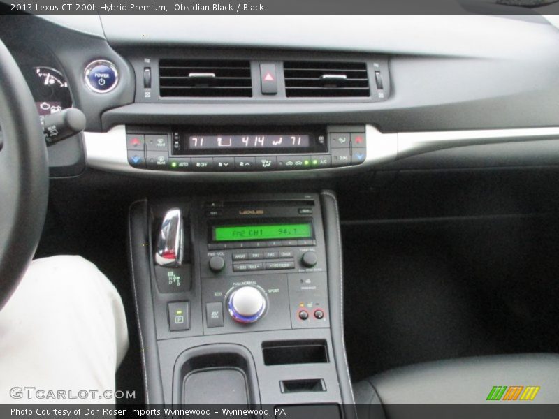 Obsidian Black / Black 2013 Lexus CT 200h Hybrid Premium