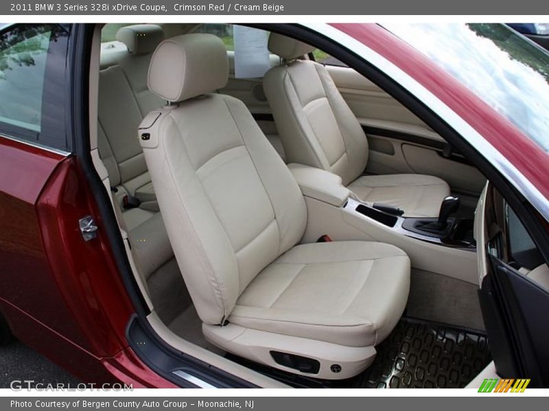 Crimson Red / Cream Beige 2011 BMW 3 Series 328i xDrive Coupe
