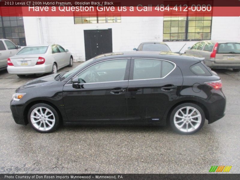 Obsidian Black / Black 2013 Lexus CT 200h Hybrid Premium