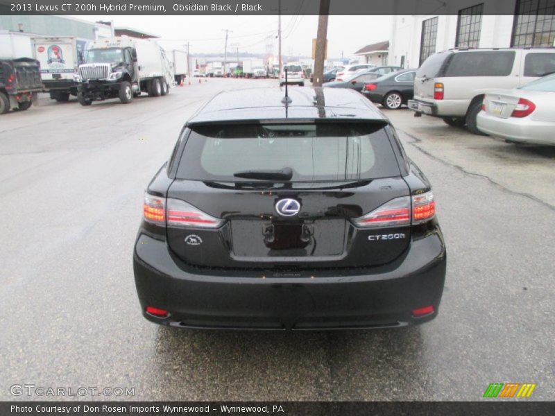 Obsidian Black / Black 2013 Lexus CT 200h Hybrid Premium