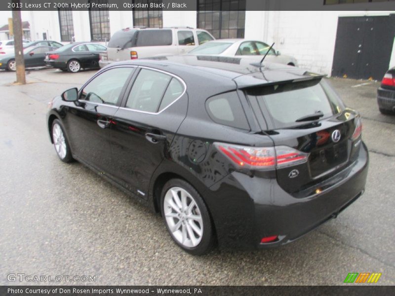 Obsidian Black / Black 2013 Lexus CT 200h Hybrid Premium