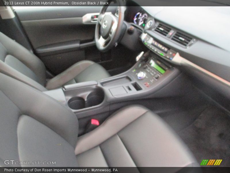 Obsidian Black / Black 2013 Lexus CT 200h Hybrid Premium