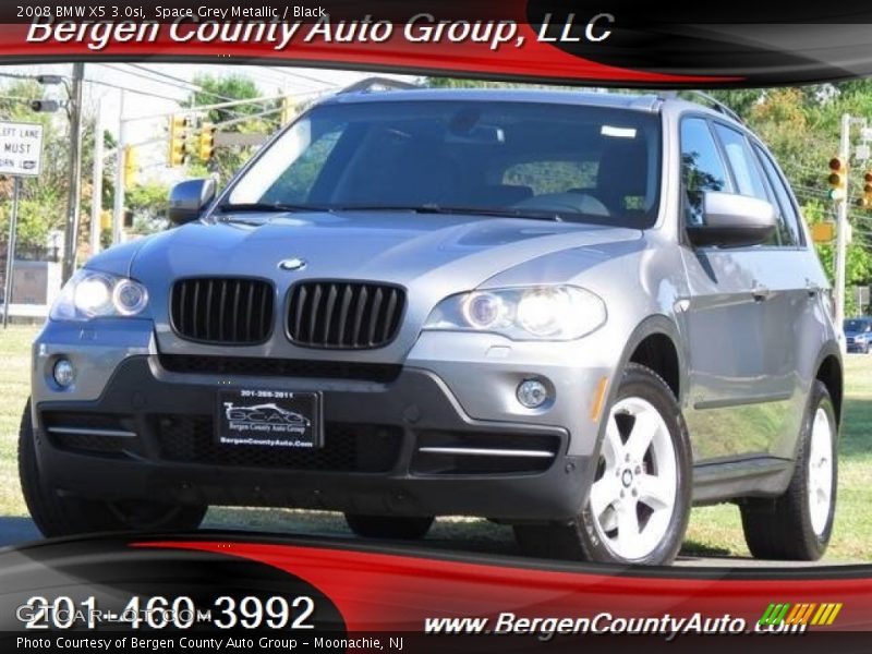 Space Grey Metallic / Black 2008 BMW X5 3.0si