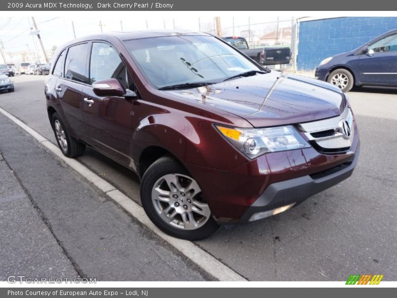 Dark Cherry Pearl / Ebony 2009 Acura MDX Technology