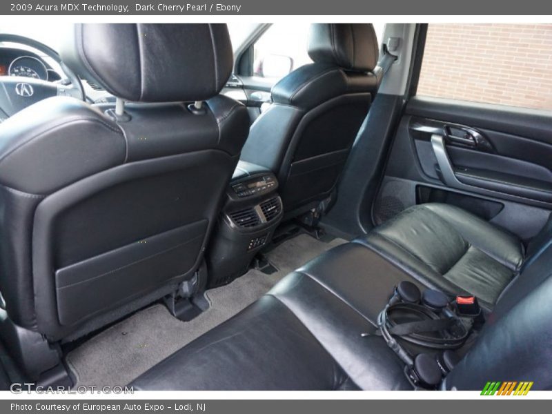 Dark Cherry Pearl / Ebony 2009 Acura MDX Technology