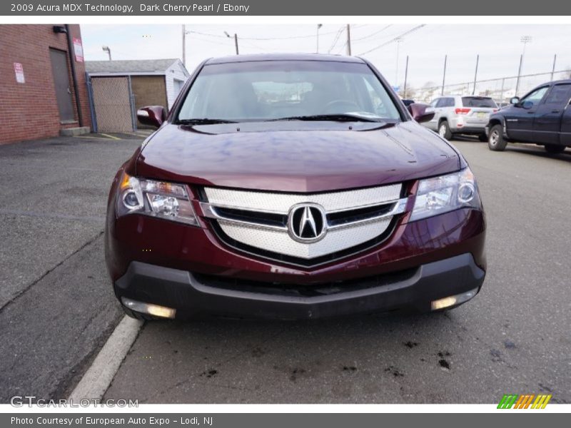 Dark Cherry Pearl / Ebony 2009 Acura MDX Technology